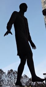 Silhouette of man