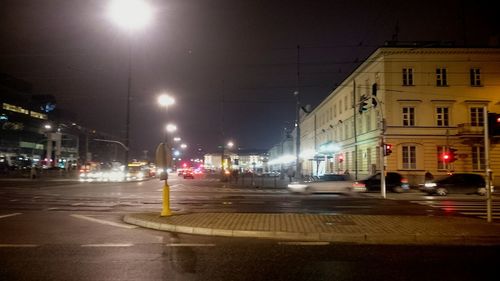 City street at night