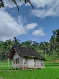 One of the traditional sundanese houses in kampung naga, tasikmalaya, west java, indonesia.