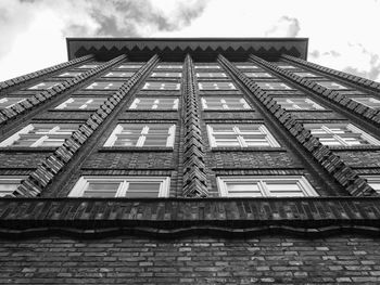 Low angle view of building against sky