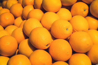 Full frame shot of oranges