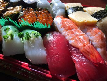 High angle view of fresh vegetables in plate