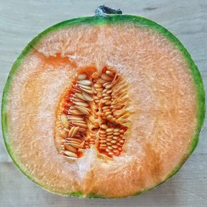 Close-up of fruit in plate