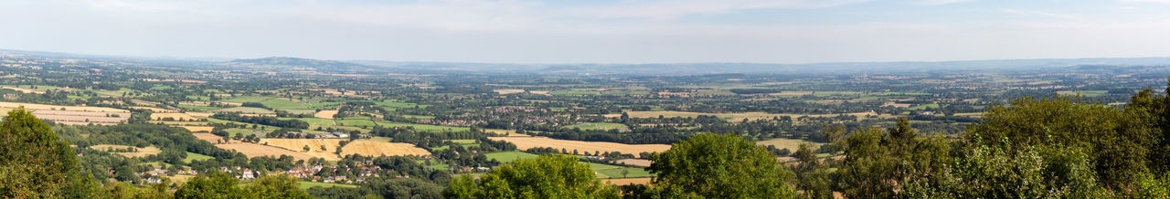 Panoramic view of landscape against sky