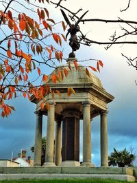 Low angle view of temple