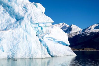 Perito moreno from the lake