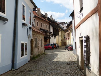 Street amidst buildings in city