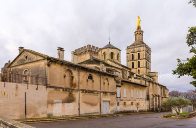 View of old building against sky