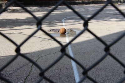 Abandoned ball on street