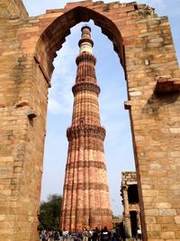 Low angle view of a temple