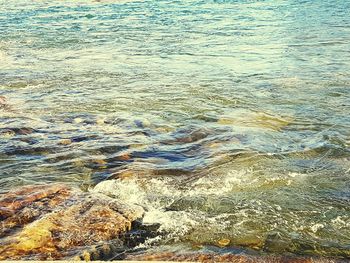 Full frame shot of rippled water