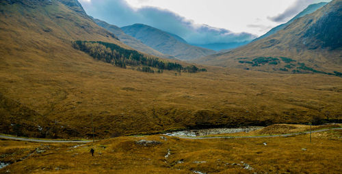 Scenic view of mountains