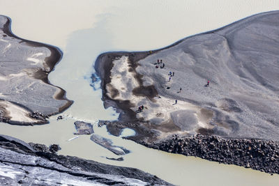Close-up of snow on the ground