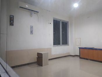 Interior of illuminated building