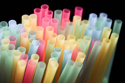 Close-up of multi colored pencils