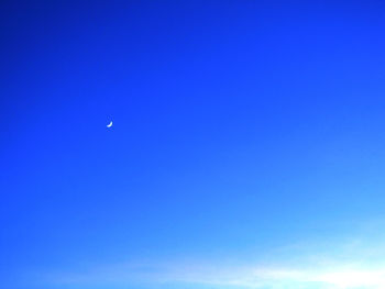 Low angle view of blue sky and clouds