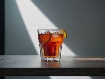 Close-up of drink on table