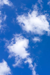 Low angle view of cloudy sky