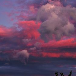 Low angle view of dramatic sky