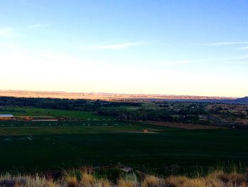 Scenic view of rural landscape