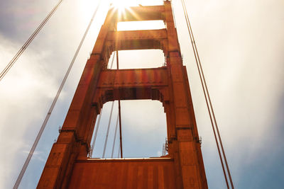 Low angle view of built structure against sky