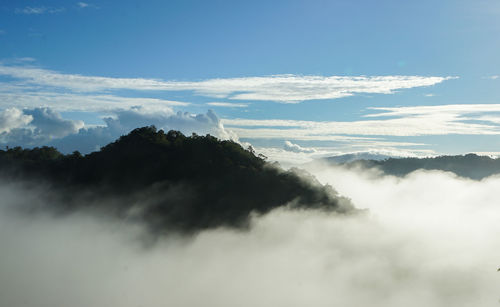 Low angle view of cloudscape against sky