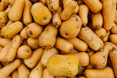 Full frame shot of pumpkin for sale at market stall