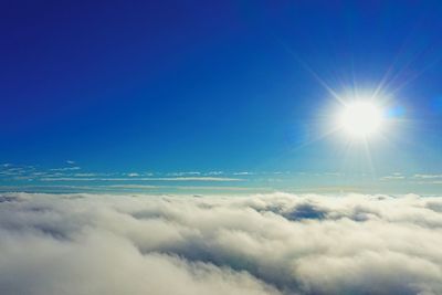 Low angle view of clouds in sky