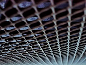 Close-up of metal grate