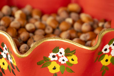 Close-up of christmas decorations