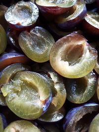 Full frame shot of fruits