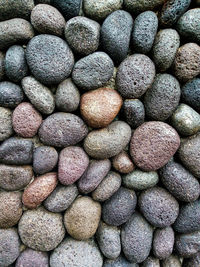 Full frame shot of stones