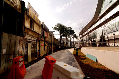 Panoramic view of buildings against sky