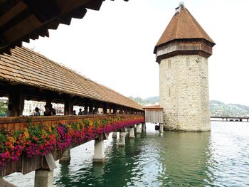 Built structure against clear sky