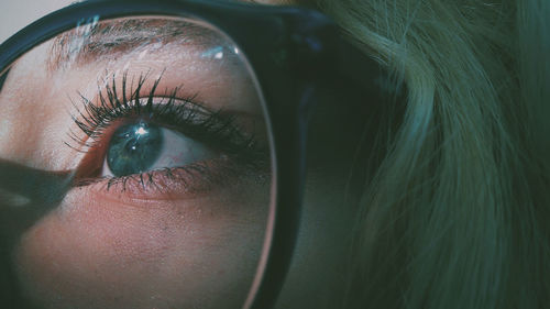 Close-up of woman