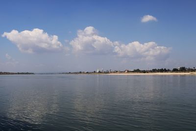 Scenics of the mekong river against sky.