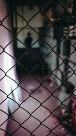 Full frame shot of chainlink fence