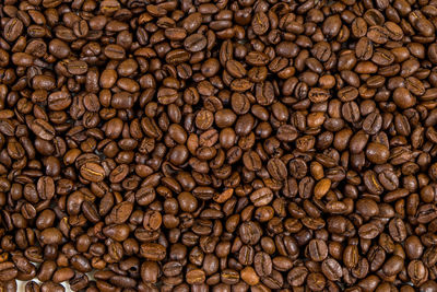 Full frame shot of coffee beans