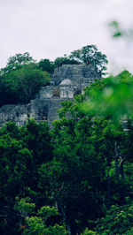 Low angle view of historical building against sky