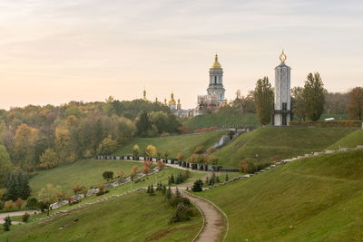 View of historic building against sky