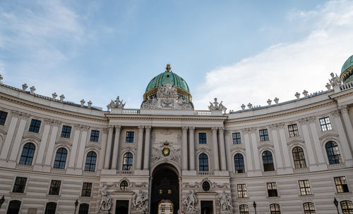 Low angle view of building against sky