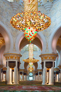 Interior of temple