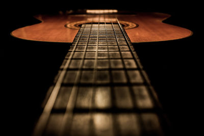 Close-up of guitar