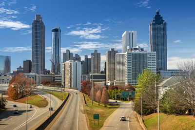 Atlanta georgia downtown city skyline