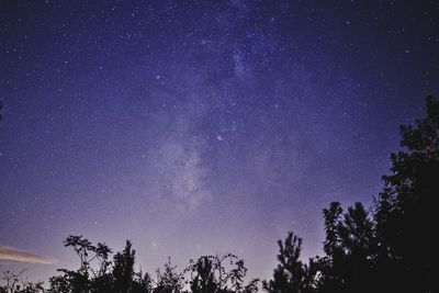 The milky way setting in the west