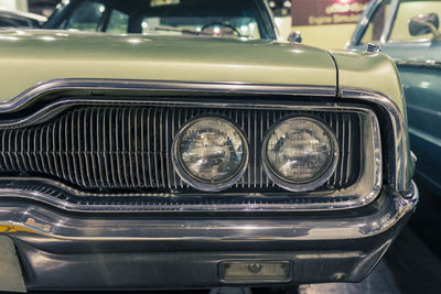 Close-up of vintage car