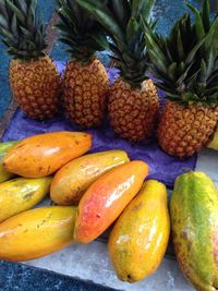 Close-up of fruits in market