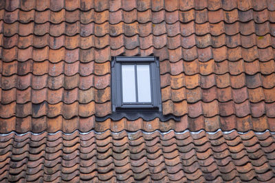 Full frame shot of roof tiles