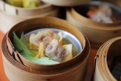 Close-up of food in bowl