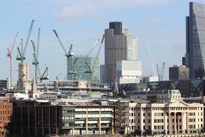 Cityscape against sky